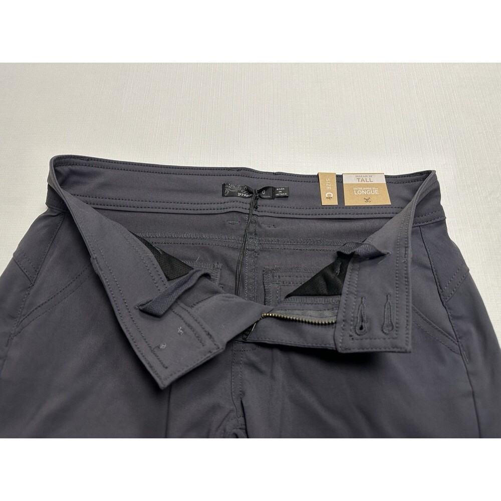 NWT Women's Prana Halle Pants Tall Size 0 x 36 Coal W4HATL11 - Picture 4 of 16